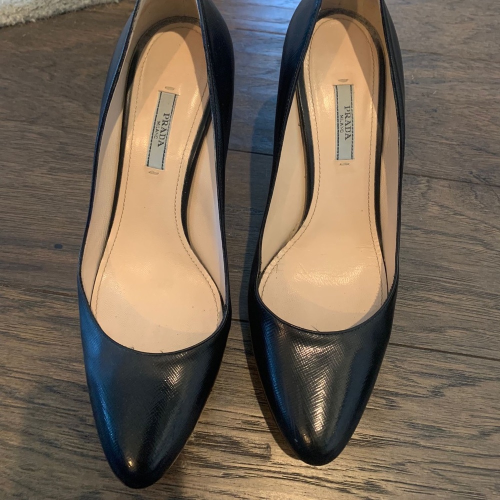 Prada black pumps